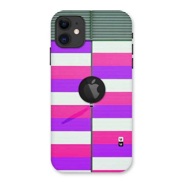 Patterns City Back Case for iPhone 11 Logo Cut