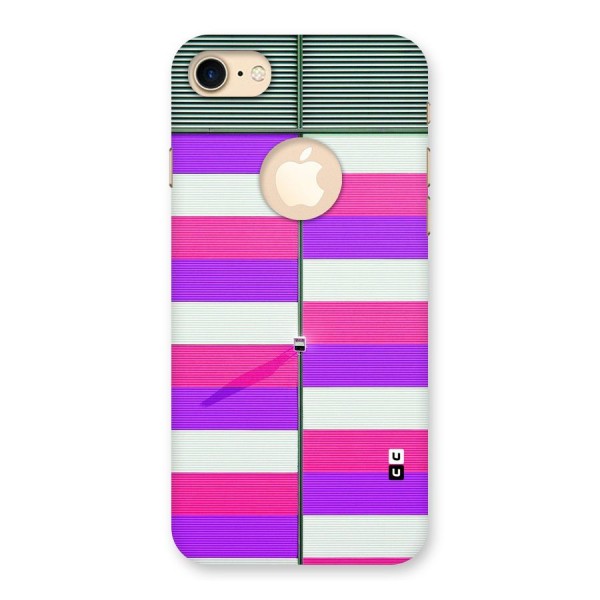 Patterns City Back Case for iPhone 7 Logo Cut