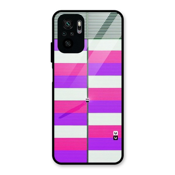 Patterns City Glass Back Case for Redmi Note 10S