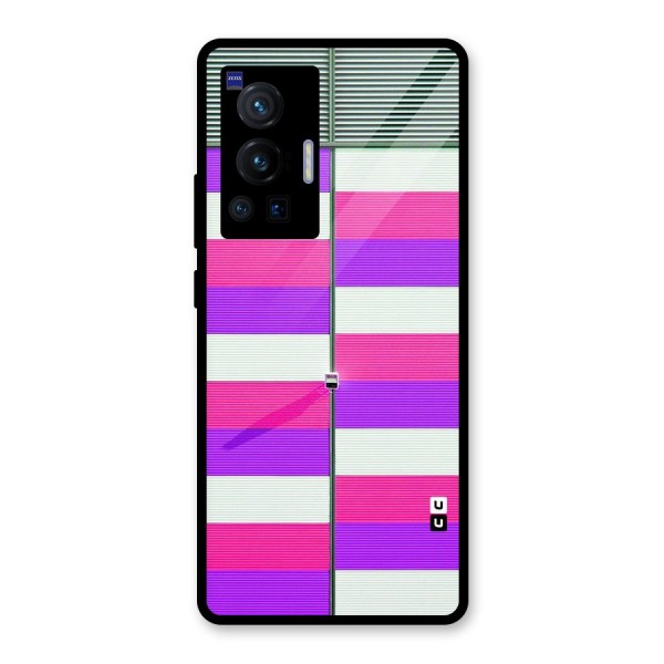 Patterns City Glass Back Case for Vivo X70 Pro