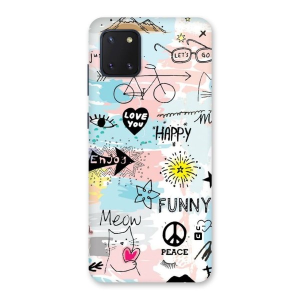 Peace And Funny Back Case for Galaxy Note 10 Lite