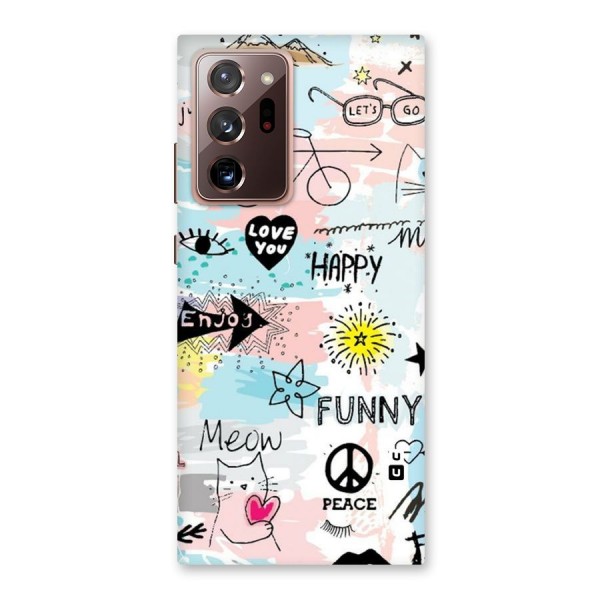 Peace And Funny Back Case for Galaxy Note 20 Ultra