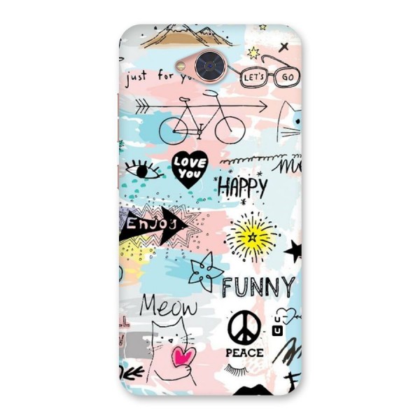 Peace And Funny Back Case for Gionee S6 Pro