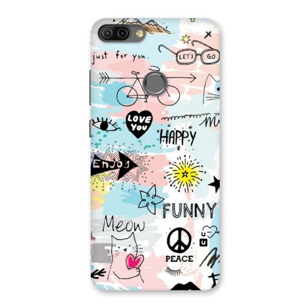 Peace And Funny Back Case for Infinix Hot 6 Pro