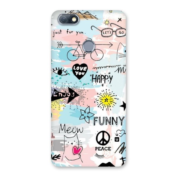 Peace And Funny Back Case for Infinix Note 5