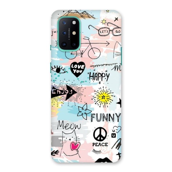 Peace And Funny Back Case for OnePlus 8T