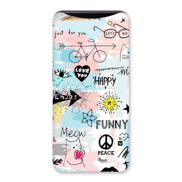 Peace And Funny Back Case for Oppo Find X