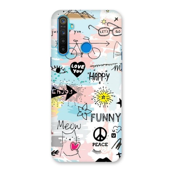 Peace And Funny Back Case for Realme 5