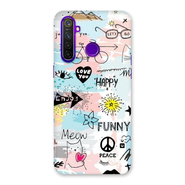 Peace And Funny Back Case for Realme 5 Pro