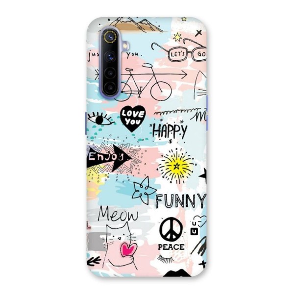 Peace And Funny Back Case for Realme 6