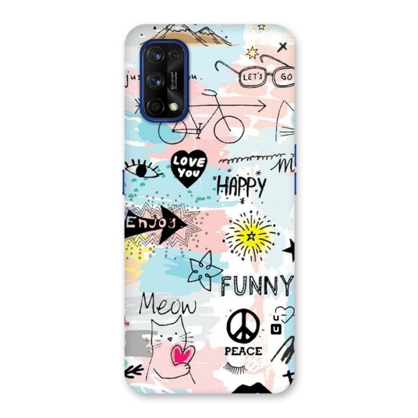 Peace And Funny Back Case for Realme 7 Pro