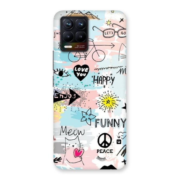 Peace And Funny Back Case for Realme 8