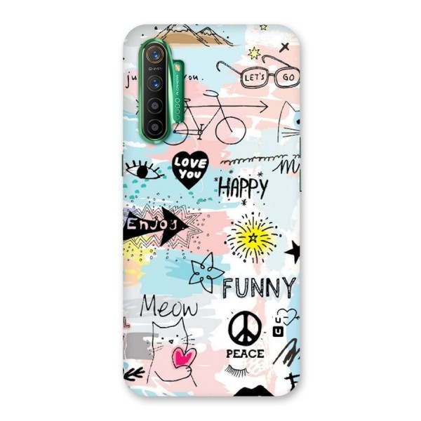 Peace And Funny Back Case for Realme X2