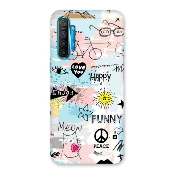 Peace And Funny Back Case for Realme XT