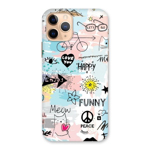 Peace And Funny Back Case for iPhone 11 Pro