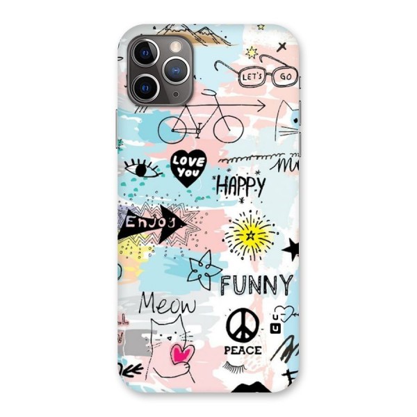 Peace And Funny Back Case for iPhone 11 Pro Max