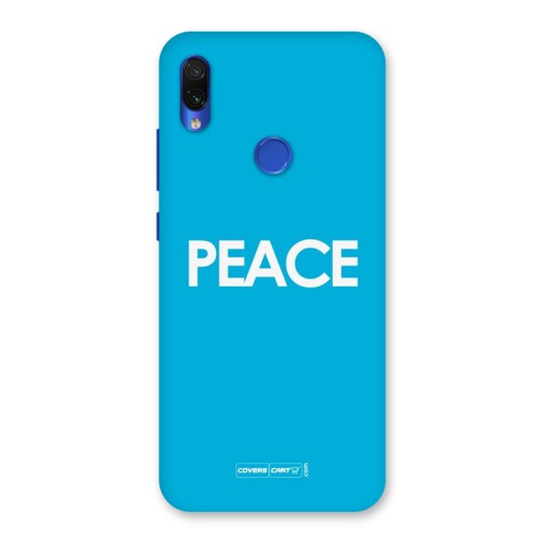 Peace Back Case for Redmi Note 7S