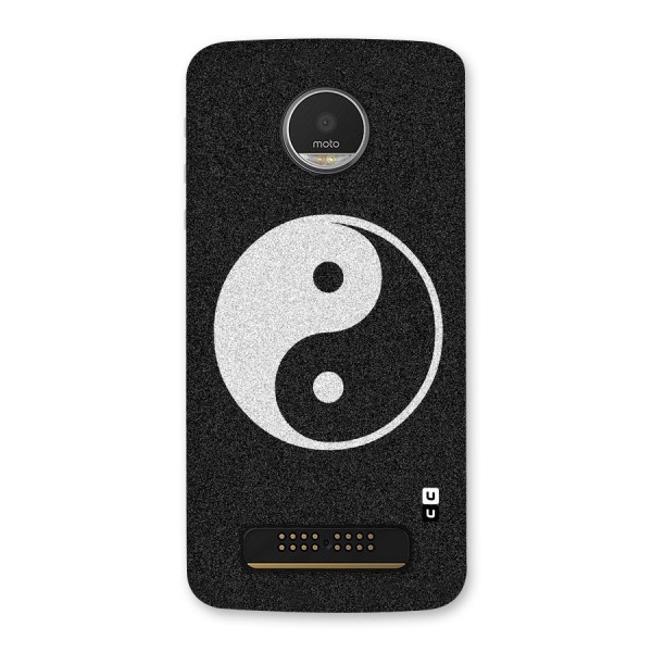 Peace Disorted Back Case for Moto Z Play