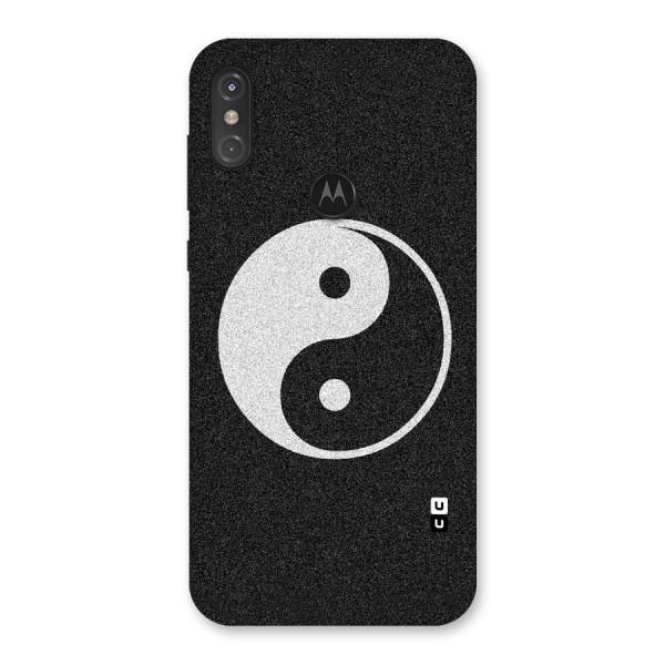 Peace Disorted Back Case for Motorola One Power