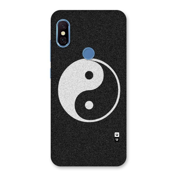 Peace Disorted Back Case for Redmi Note 6 Pro