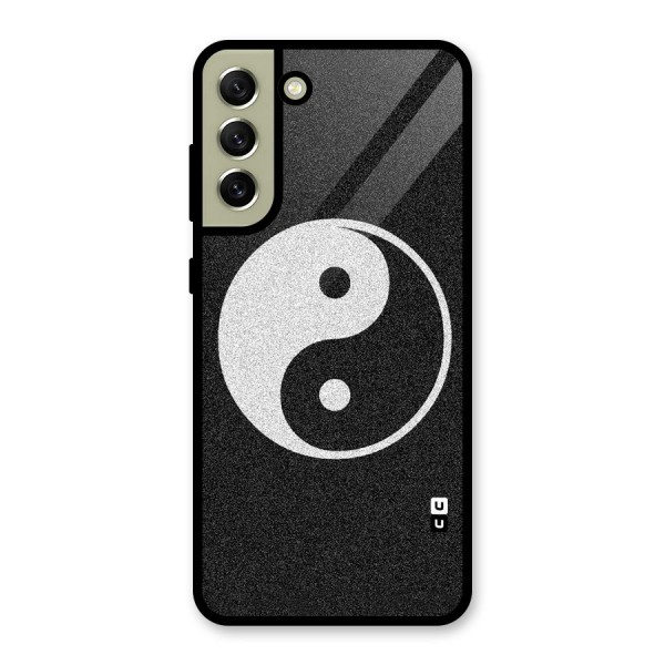 Peace Disorted Glass Back Case for Galaxy S21 FE 5G
