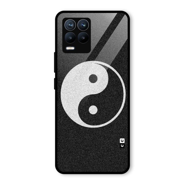 Peace Disorted Glass Back Case for Realme 8 Pro