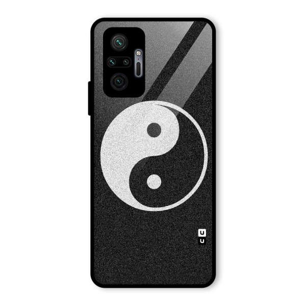 Peace Disorted Glass Back Case for Redmi Note 10 Pro Max