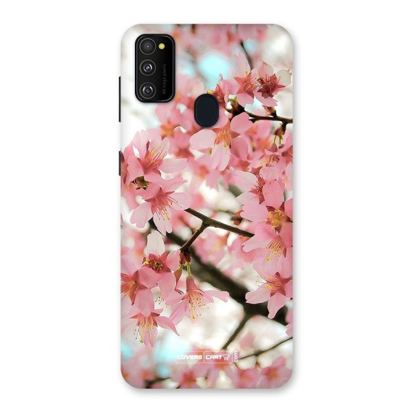 Peach Floral Back Case for Galaxy M30s