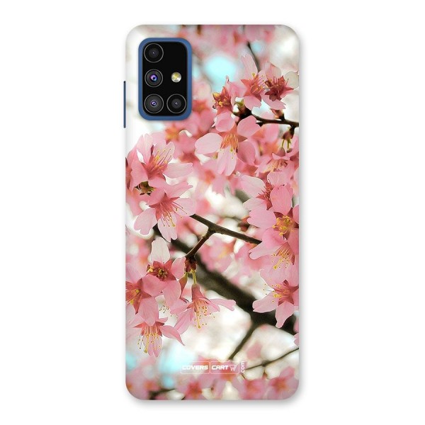 Peach Floral Back Case for Galaxy M51