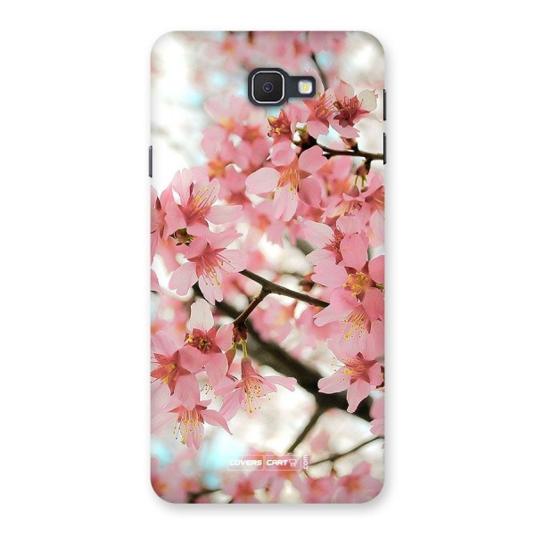 Peach Floral Back Case for Galaxy On7 2016