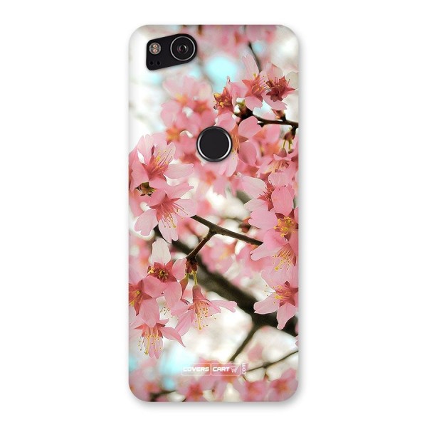 Peach Floral Back Case for Google Pixel 2