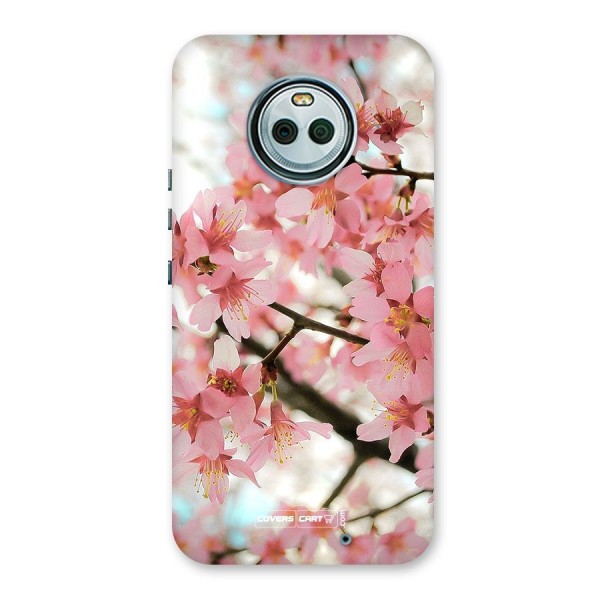 Peach Floral Back Case for Moto X4