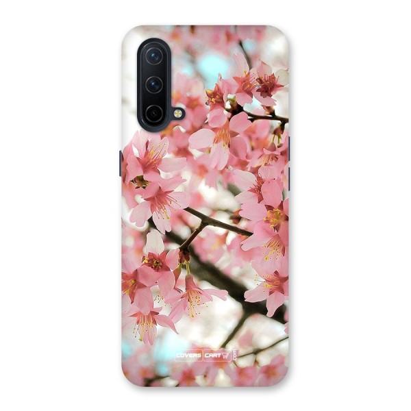 Peach Floral Back Case for OnePlus Nord CE 5G