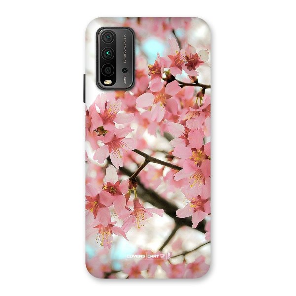 Peach Floral Back Case for Redmi 9 Power