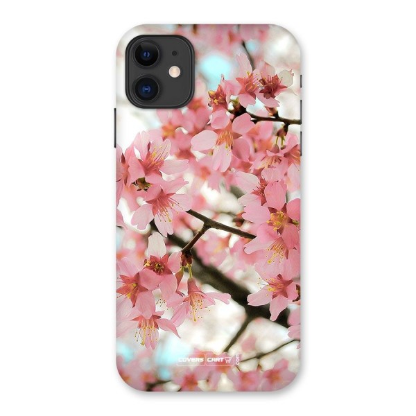 Peach Floral Back Case for iPhone 11