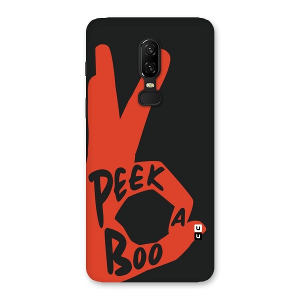 Peek-a-boo Back Case for OnePlus 6