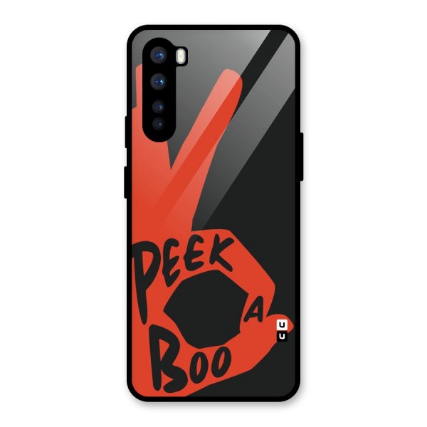 Peek-a-boo Glass Back Case for OnePlus Nord