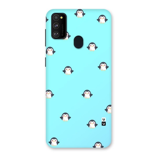 Penguins Pattern Print Back Case for Galaxy M21