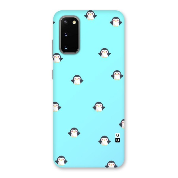 Penguins Pattern Print Back Case for Galaxy S20
