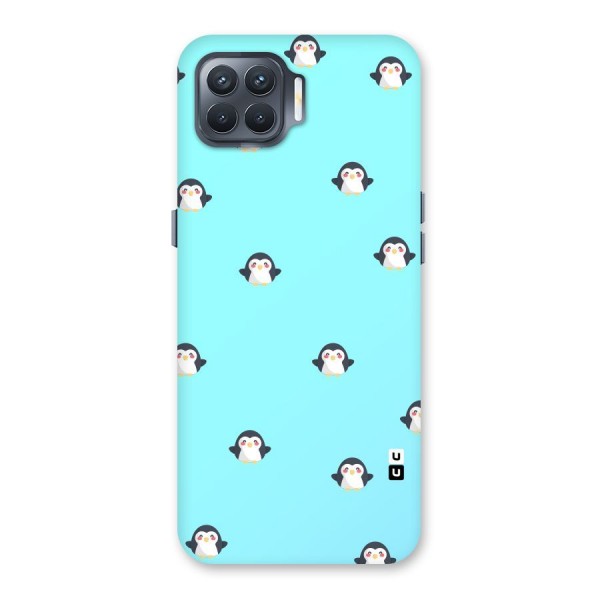 Penguins Pattern Print Back Case for Oppo F17 Pro