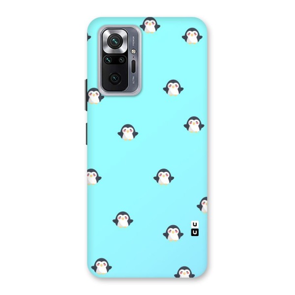 Penguins Pattern Print Back Case for Redmi Note 10 Pro