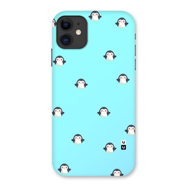 Penguins Pattern Print Back Case for iPhone 11