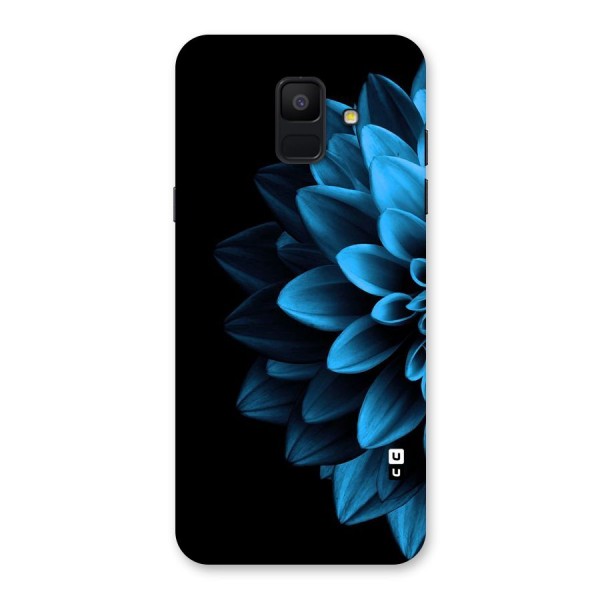 Petals In Blue Back Case for Galaxy A6 (2018)