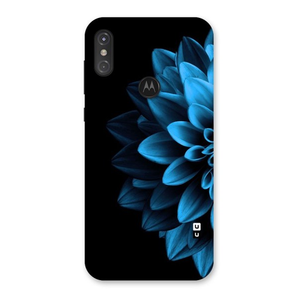 Petals In Blue Back Case for Motorola One Power
