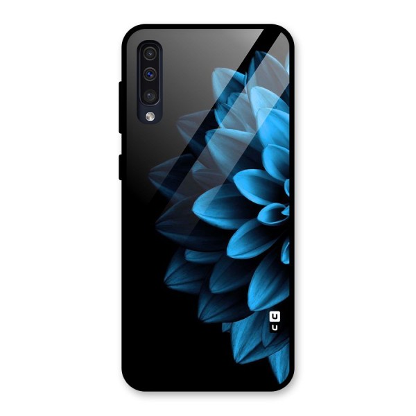 Petals In Blue Glass Back Case for Galaxy A50