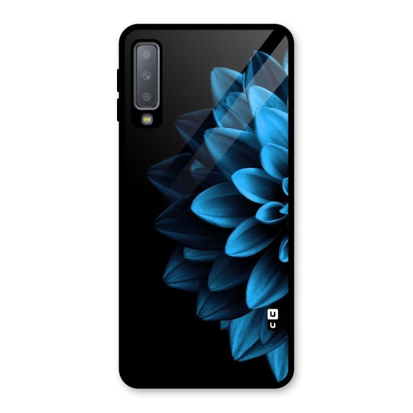 Petals In Blue Glass Back Case for Galaxy A7 (2018)