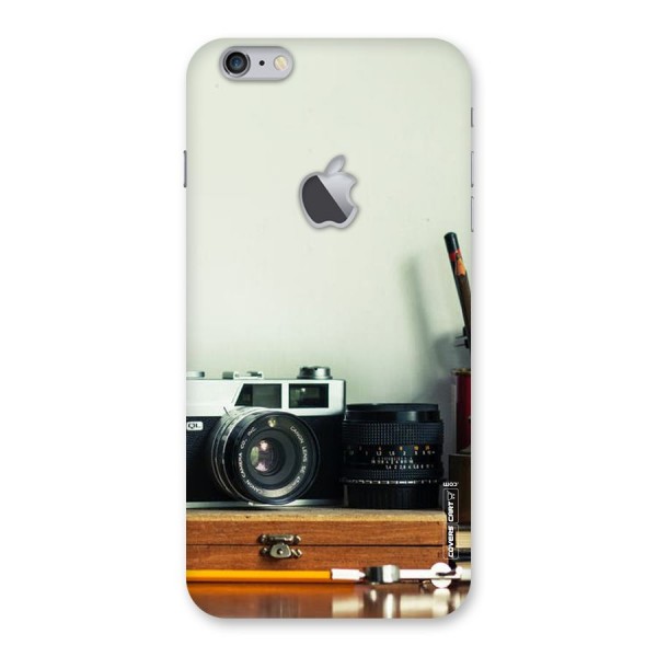 Photographer Desk Back Case for iPhone 6 Plus 6S Plus Logo Cut