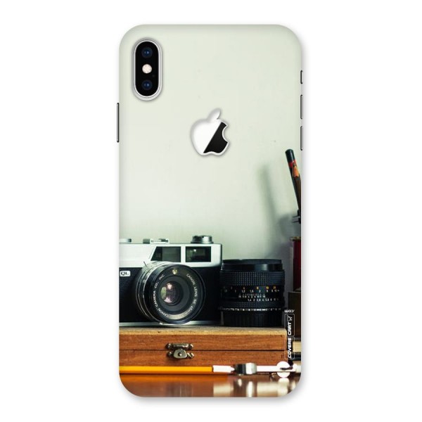 Photographer Desk Back Case for iPhone XS Max Apple Cut