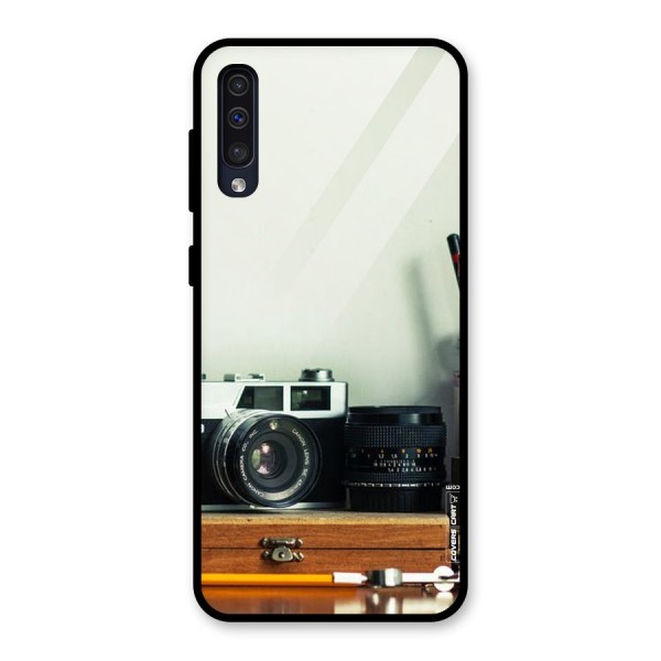 Photographer Desk Glass Back Case for Galaxy A30s