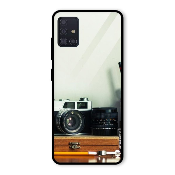 Photographer Desk Glass Back Case for Galaxy A51